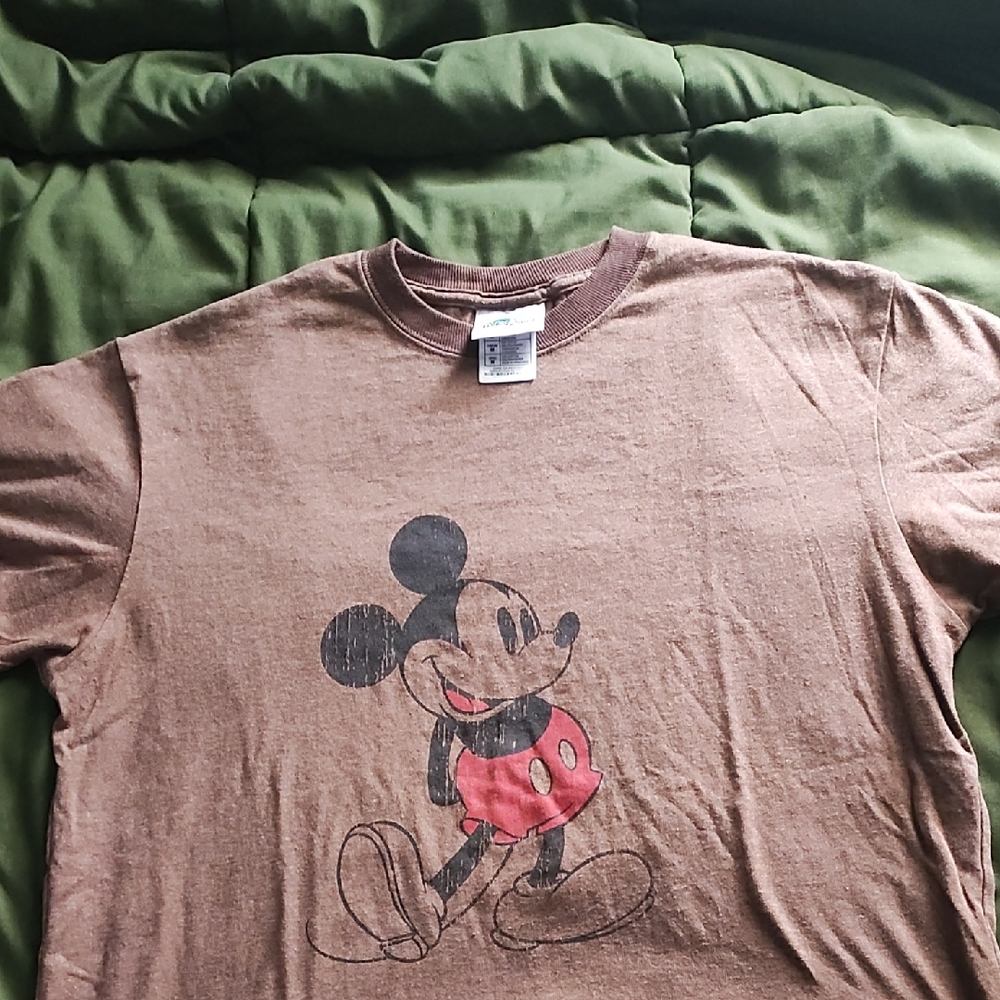 Disney Mickey Mouse Brown T-Shirt